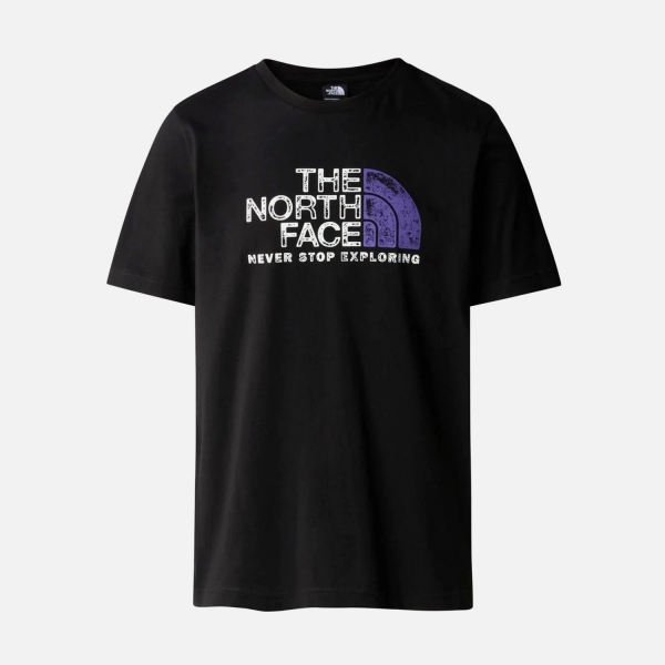 The North Face S/S Rust 2 Tee Erkek Siyah Tişört - NF0A87NWJK31