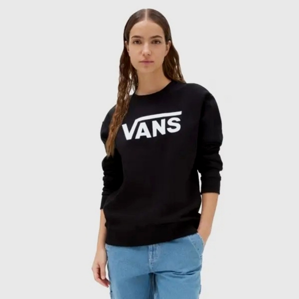 Vans Classic V Bff Crew Kadın Siyah Sweatshirt - VN000A5QBLK1