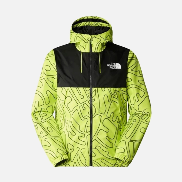 The North Face Mountain Jacket Print Erkek Yeşil Ceket NF0A887DWMO1