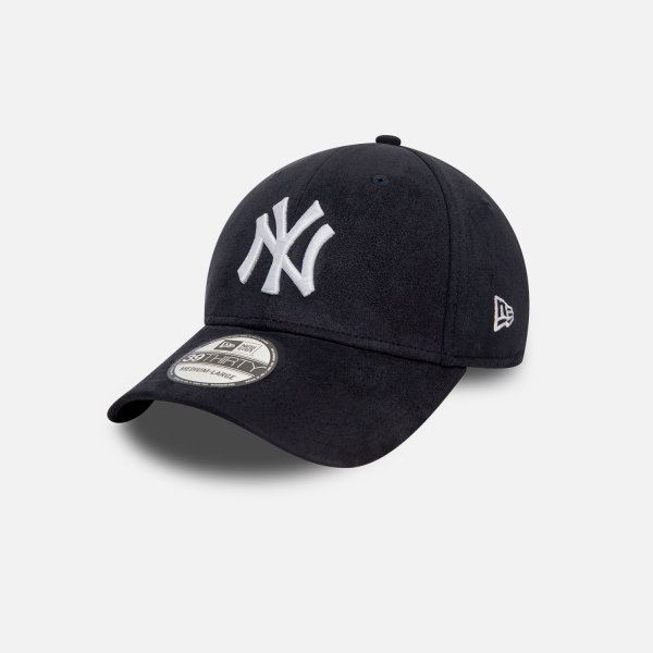 New Era New York Yankees Faux Suede 39Thirty Unisex Lacivert Şapka - 60565376