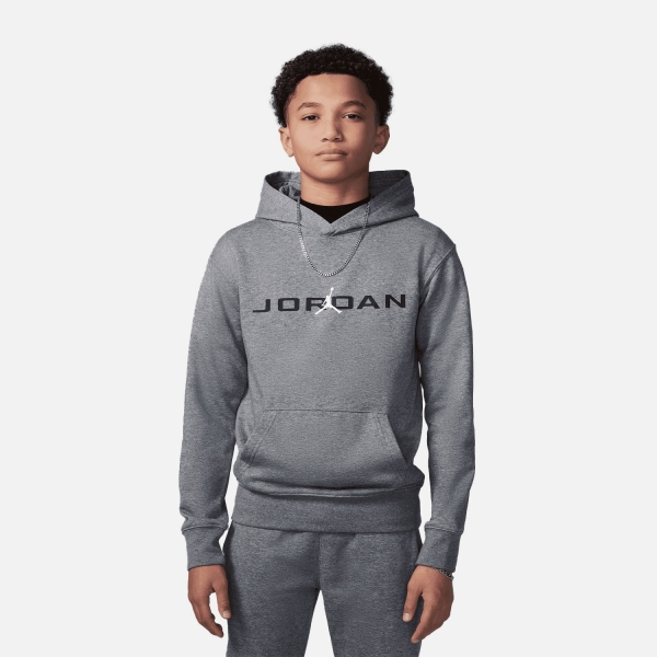 Jordan Kids Jordan Mj Baseline Unisex Çocuk Gri Kapüşonlu Sweatshirt - 95D744-GEH